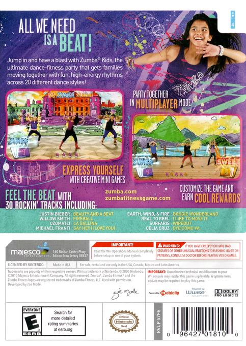 Zumba Kids — box-2D-back (US)