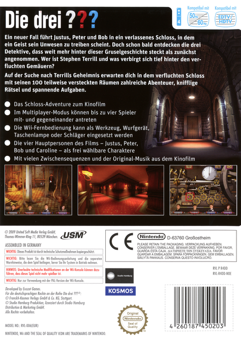 Drei Fragezeichen, Die - Das Verfluchte Schloss — box-2D-back (DE)