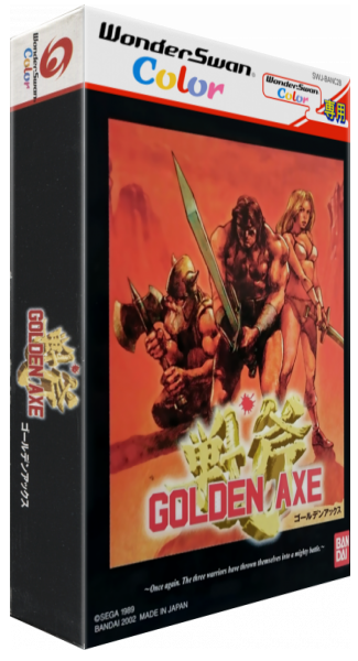 Golden Axe — box-3D (JP)