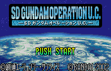 SD Gundam - Operation U.C. — sstitle (WOR)