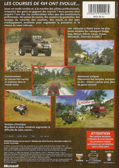 4x4 Evo 2 — box-2D-back (FR)