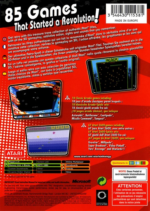 Atari Anthology — box-2D-back (EU)