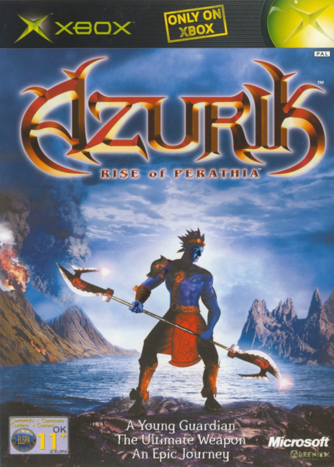 Azurik - Rise Of Perathia — box-2D (UK)