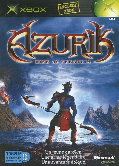 Azurik - Rise Of Perathia — box-2D (FR)