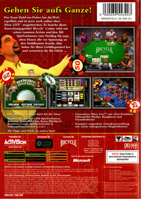 Bicycle Casino — box-2D-back (DE)