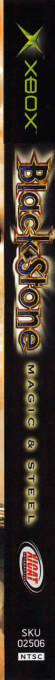 Blackstone - Magic And Steel — box-2D-side (US)