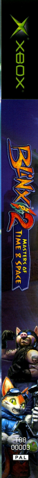 Blinx 2 - Masters Of Time And Space — box-2D-side (UK)