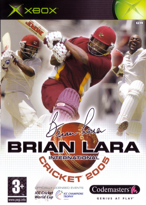 Brian Lara International Cricket 2005 box art