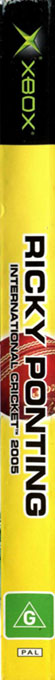 Brian Lara International Cricket 2005 — box-2D-side (NZ)