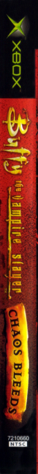 Buffy The Vampire Slayer - Chaos Bleeds — box-2D-side (US)