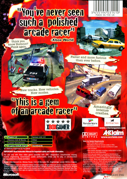 Burnout 2 - Point Of Impact — box-2D-back (UK)