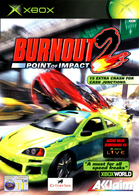 Burnout 2 - Point Of Impact — box-2D (UK)