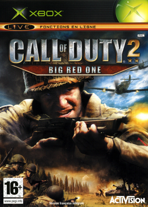 Call Of Duty 2 - Big Red One — box-2D (FR)