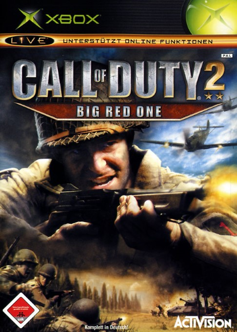 Call Of Duty 2 - Big Red One — box-2D (DE)