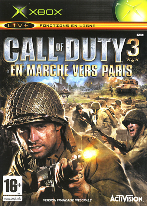 Call Of Duty 3 — box-2D (FR)
