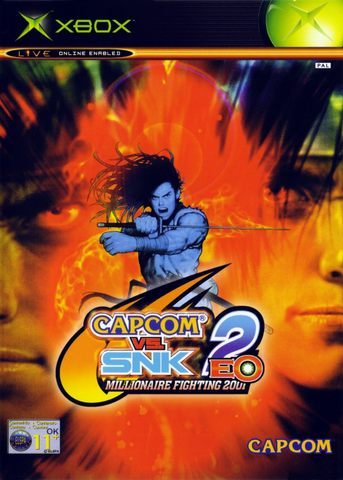 Capcom Vs. SNK 2 EO - Millionaire Fighting 2001 — box-2D (EU)