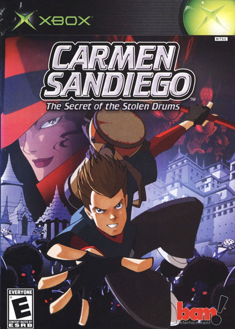 Carmen Sandiego - The Secret Of The Stolen Drums box art