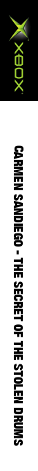 Carmen Sandiego - The Secret Of The Stolen Drums — box-2D-side (DE)