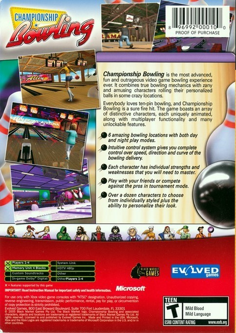 Championship Bowling — box-2D-back (US)