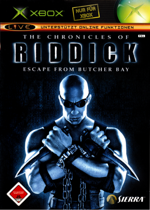 Chronicles Of Riddick, The - Escape From Butcher Bay — box-2D (DE)