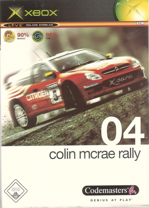 Colin McRae Rally 04 — box-2D (DE)