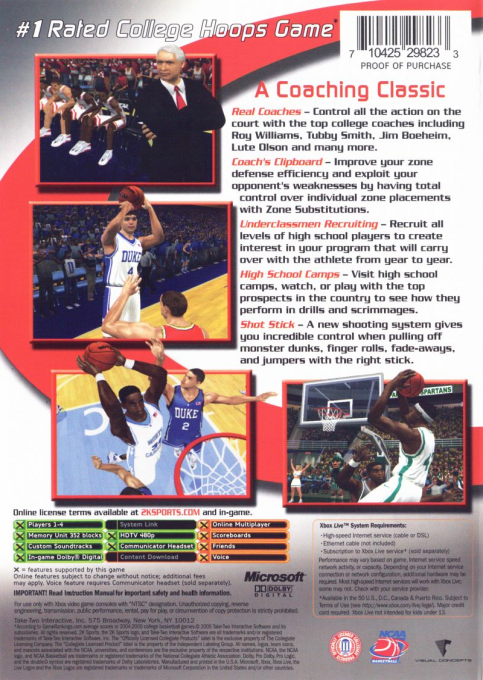 College Hoops 2K6 — box-2D-back (US)