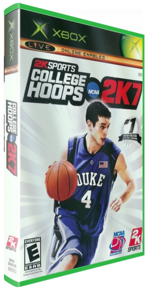 College Hoops NCAA 2K7 — box-3D (US)