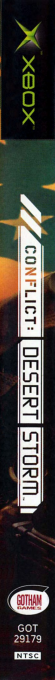 Conflict - Desert Storm — box-2D-side (US)