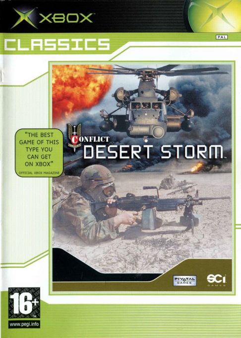 Conflict - Desert Storm — box-2D (EU)