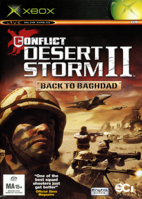 Conflict - Desert Storm 2 — box-2D (AU)