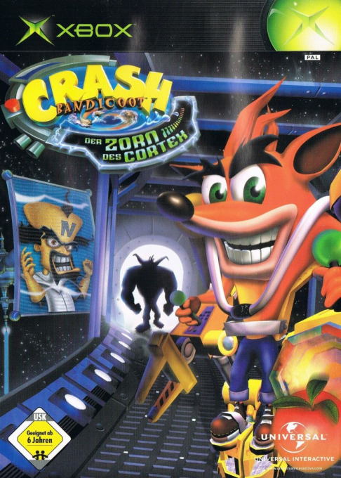 Crash Bandicoot - The Wrath Of Cortex — box-2D (DE)