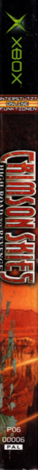 Crimson Skies - High Road To Revenge — box-2D-side (DE)