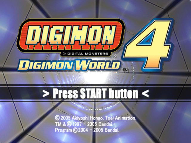 Digimon - Digimon World 4 — sstitle (US)