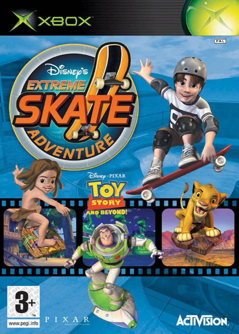 Disney's Extreme Skate Adventure — box-2D (EU)