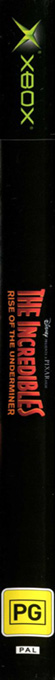 Incredibles, The - Rise Of The Underminer — box-2D-side (AU)