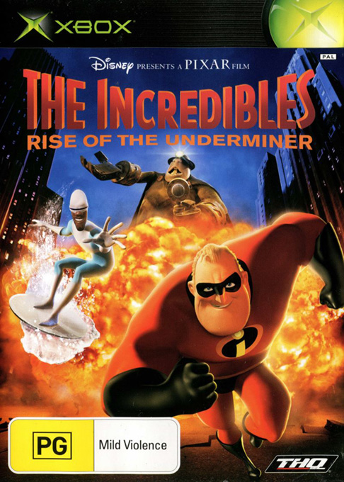 Incredibles, The - Rise Of The Underminer — box-2D (AU)