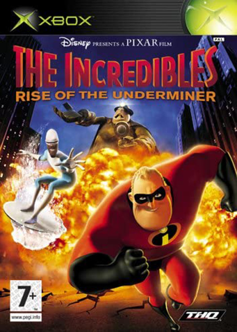 Incredibles, The - Rise Of The Underminer — box-2D (EU)