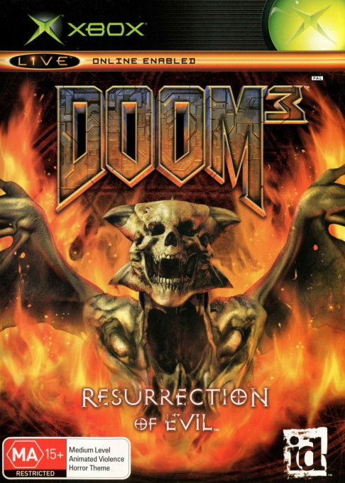 Doom 3 - Resurrection Of Evil — box-2D (AU)