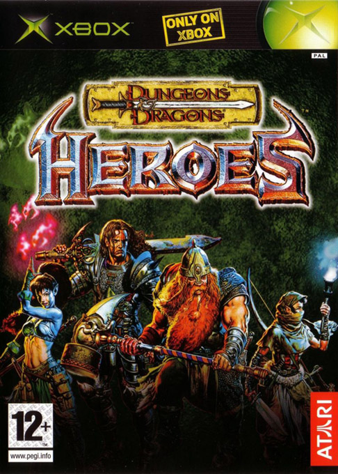 Dungeons And Dragons - Heroes — box-2D (EU)