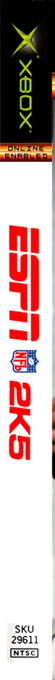 ESPN NFL 2K5 — box-2D-side (US)