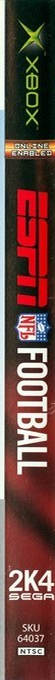 ESPN NFL Football — box-2D-side (US)