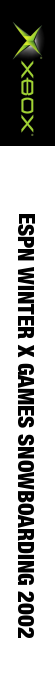 ESPN Winter X Games Snowboarding 2002 — box-2D-side (JP)