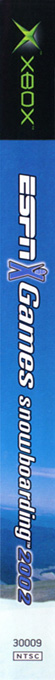 ESPN Winter X Games Snowboarding 2002 — box-2D-side (US)