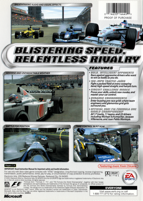 F1 2001 — box-2D-back (US)