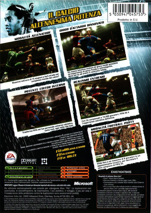 FIFA 06 — box-2D-back (IT)