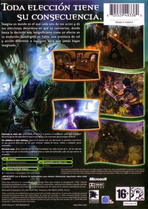 Fable — box-2D-back (SP)