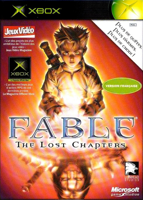 Fable - The Lost Chapters — box-2D (FR)