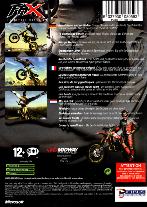 Freestyle Metal X — box-2D-back (EU)