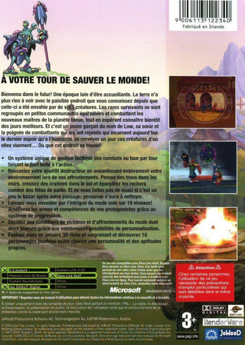 Future Tactics - The Uprising — box-2D-back (FR)