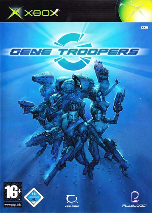 Gene Troopers — box-2D (DE)